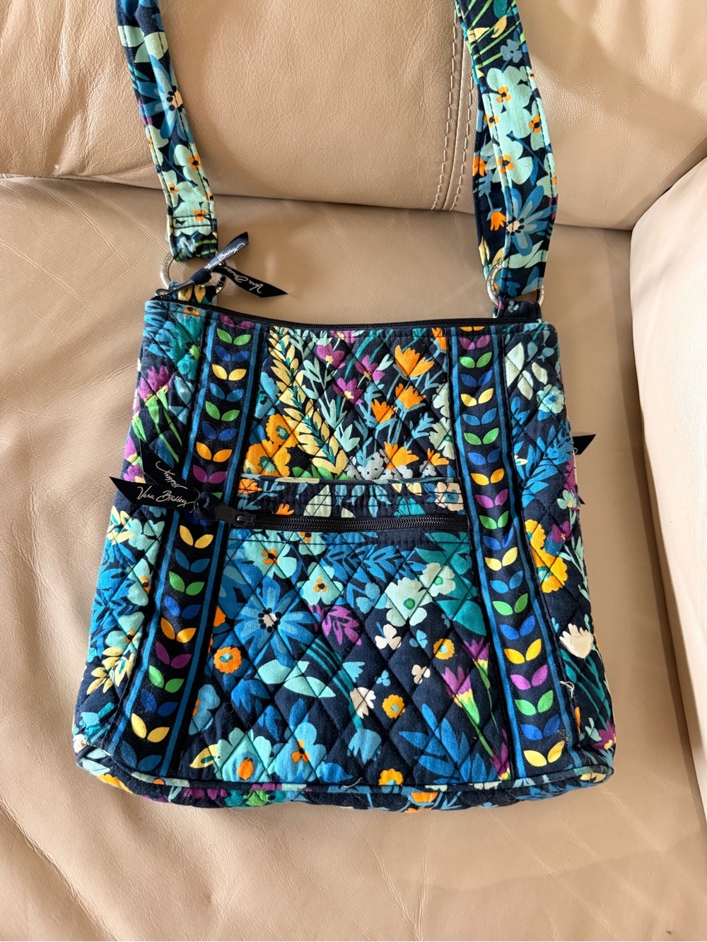 Vera Bradley Hipster Crossbody Bag in Midnight Blues